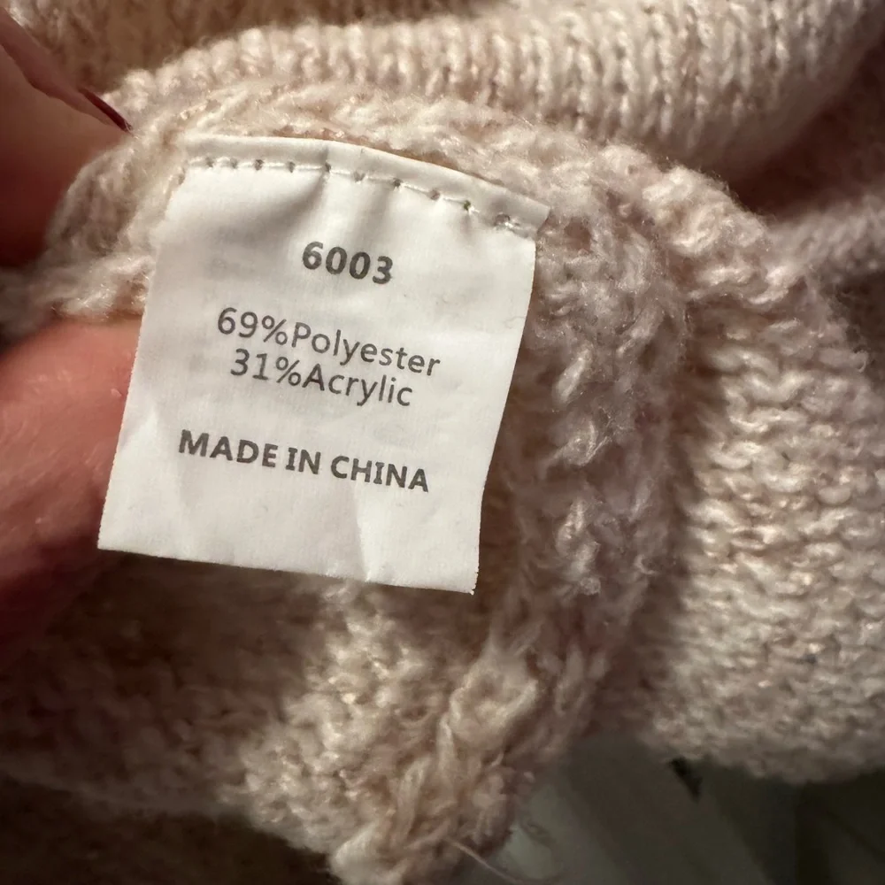 Cozy Beige Sweater by BTFBM - Picture 5 of 7